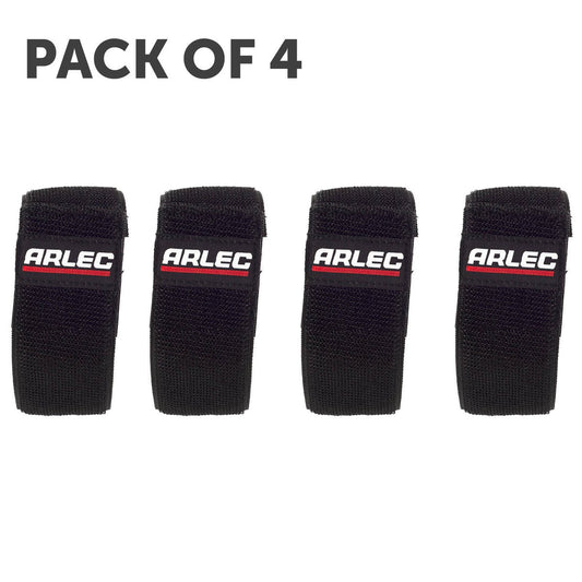 Arlec Charger Cable Strap Pack of 4 - 400mm x 50mm x 10mm - Black - Durable Velcro – view 2 - Auzzistore