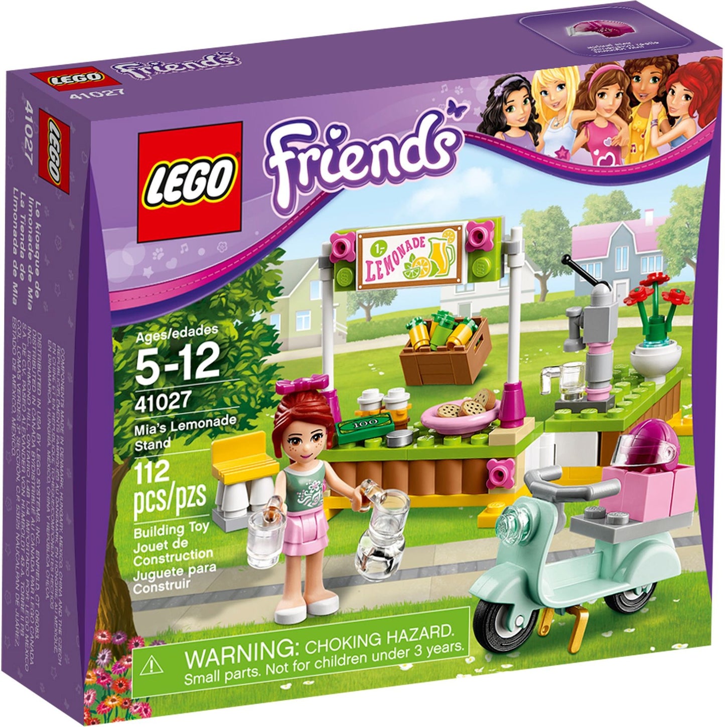 LEGO 41027 Mia's Lemonade Stand: Scooter, Cookies & Fun!