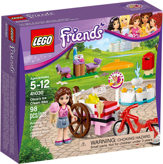 LEGO 41030 Olivia's Ice Cream Bike Playset - Heartlake City - Auzzistore