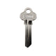 EHI Silver Blank Key - 55mm Nickel Plated Brass - Easy To Carry