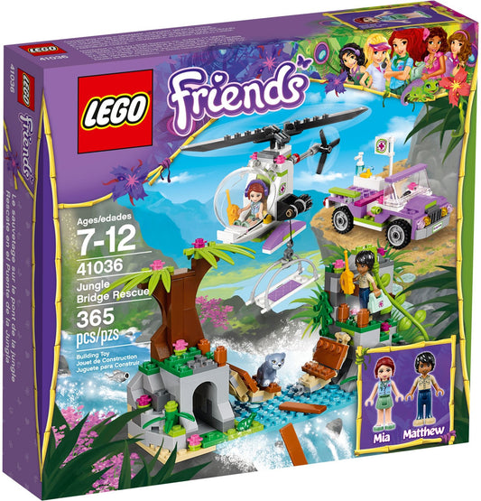 LEGO 41036 Jungle Rescue Helicopter Offroader Playset - Auzzistore