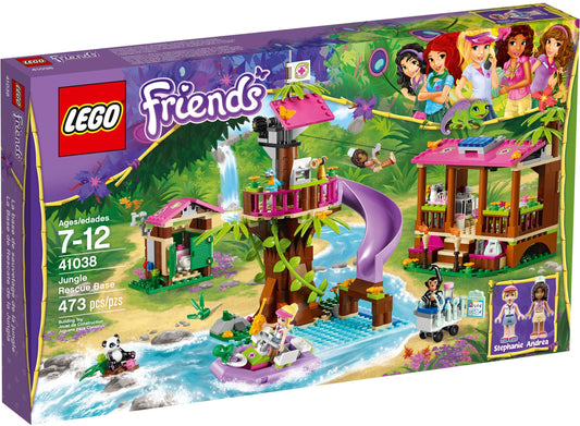 LEGO 41038 Jungle Rescue Base Playset with Animals - Auzzistore