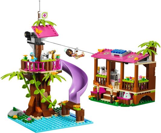 LEGO 41038 Jungle Rescue Base Playset with Animals – view 2 - Auzzistore