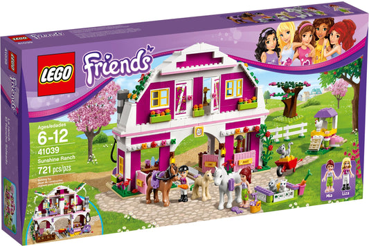 LEGO 41039 Sunshine Ranch Horseback Riding Playset with Mia & Liza - Auzzistore