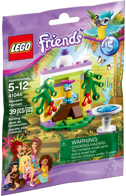 LEGO 41044 Macaw's Fountain Playset: Build, Perch & Play