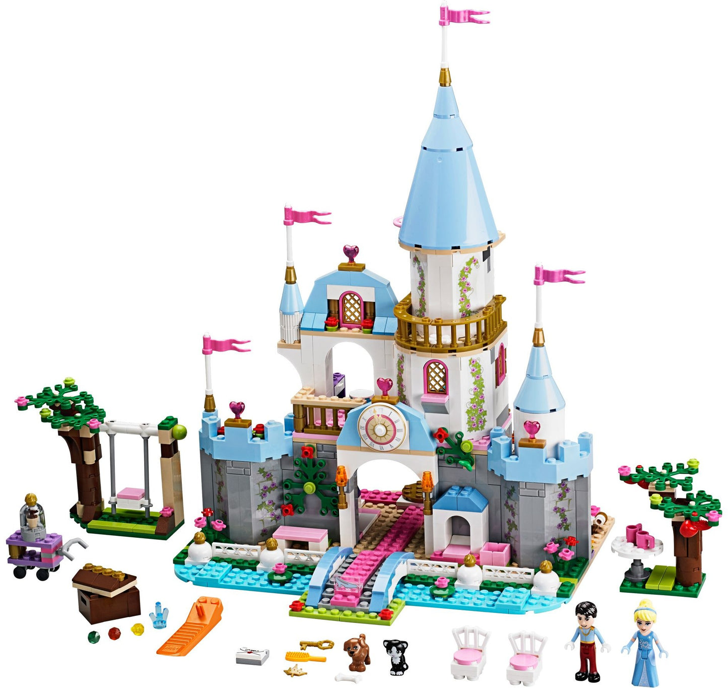 LEGO 41055 Cinderella's Romantic Castle: Prince Charming, Ball, & Animals