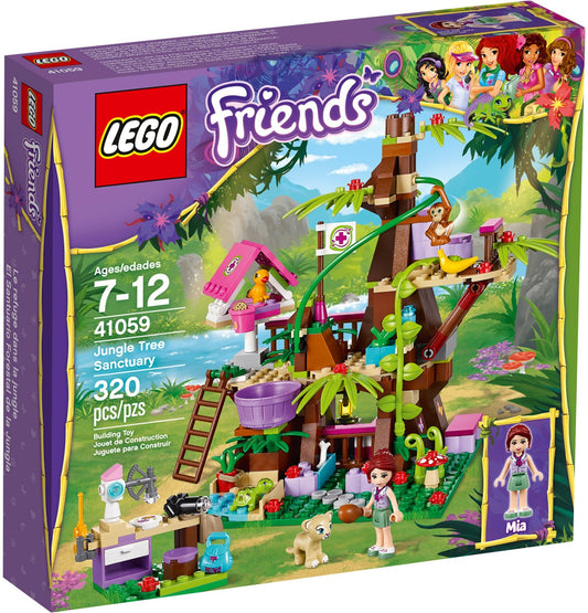LEGO 41059 Jungle Tree Sanctuary Rescue Center Playset - Auzzistore