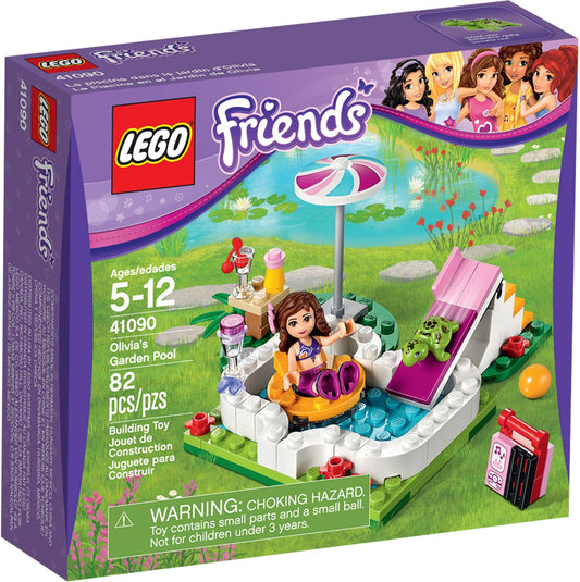 LEGO 41090 Olivia's Garden Pool & Slide - Summer Fun - Auzzistore