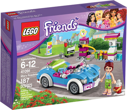 LEGO 41091 Mia's Roadster: Heartlake City Car & Gas Station Playset