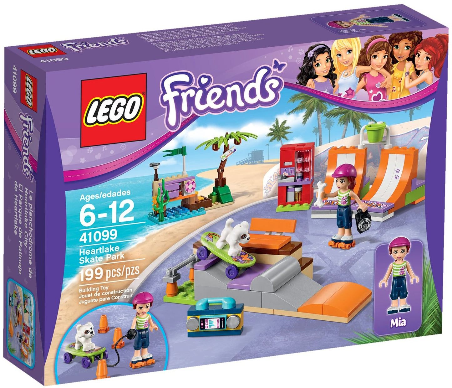 LEGO 41099 Heartlake Skate Park - Mia's Skating Fun