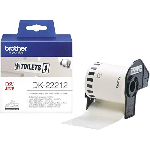 Brother White Cont. Film Roll Direct Thermal 62mm x 15.24mm