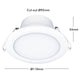 Arlec 9W Grid Connect Smart RGB CCT LED Downlight 92mm - Dimmable, Tri-Colour