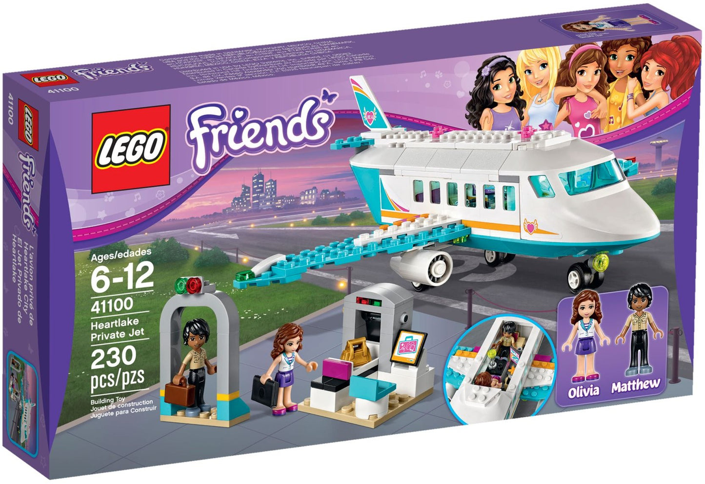 LEGO 41100 Friends Private Jet: Olivia's Vacation Getaway