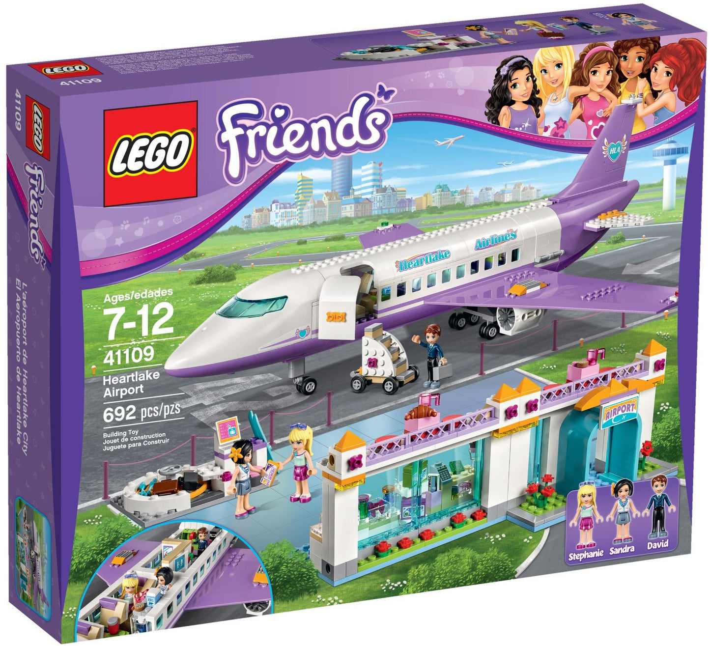LEGO 41109 Heartlake City Airport Playset with Airplane