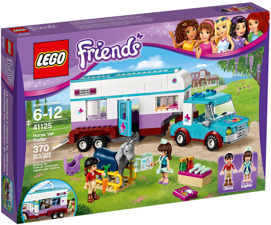 LEGO 41125 Horse Vet Trailer: Rescue & Care for Injured Ponies - Auzzistore