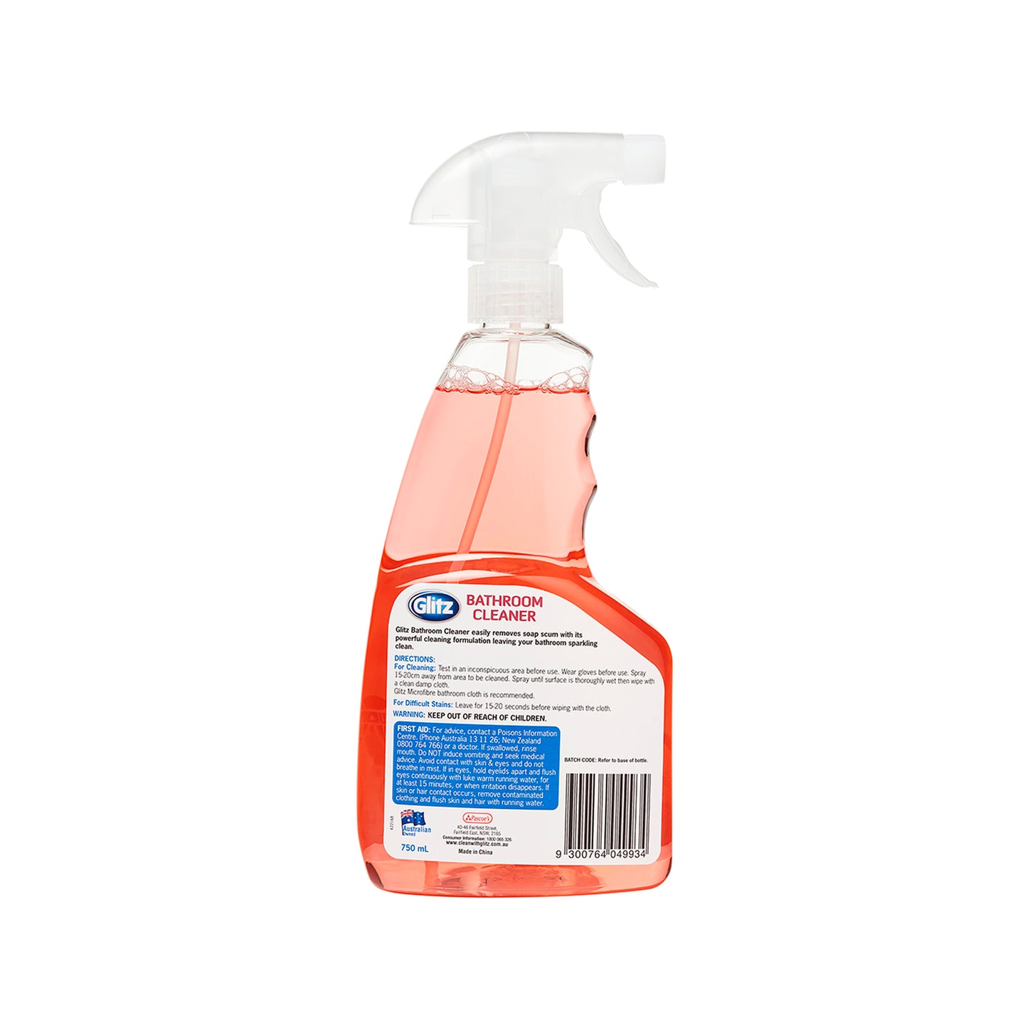 Glitz 750ml Bathroom Cleaner