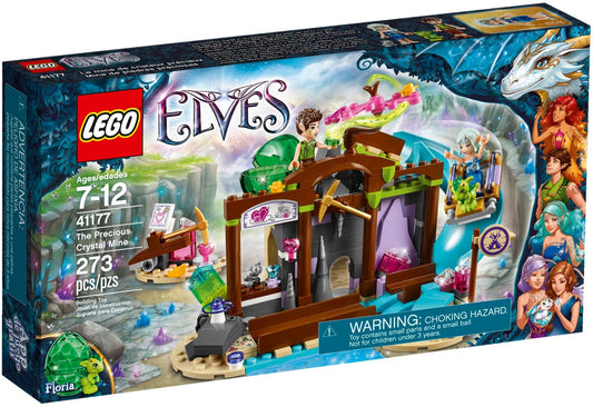 LEGO 41177 Elves Precious Crystal Mine Playset with Baby Dragon - Auzzistore