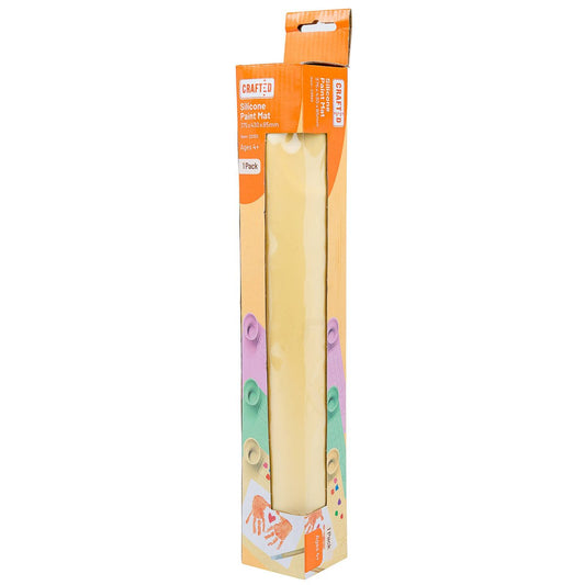 Crafted Silicone Paint Mat - Large 430mm x 375mm - Easy Clean - Versatile