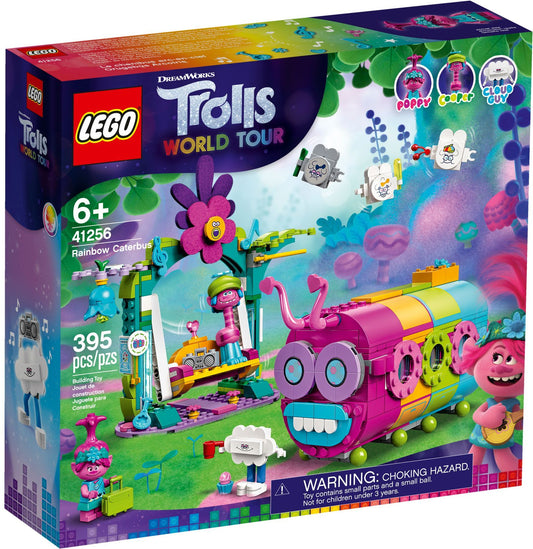 LEGO 41256 Trolls World Tour Rainbow Caterbus Building Set