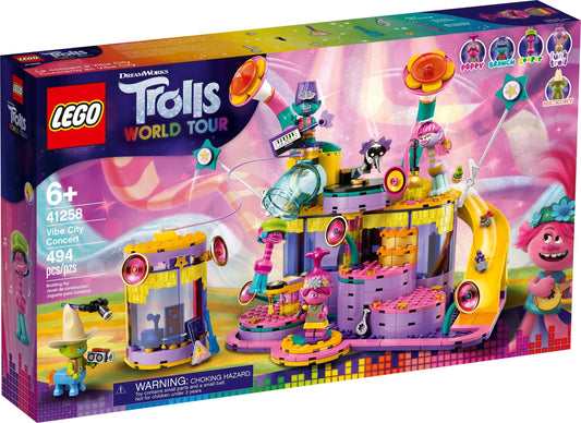 LEGO 41258 Trolls World Tour Vibe City Concert - Auzzistore
