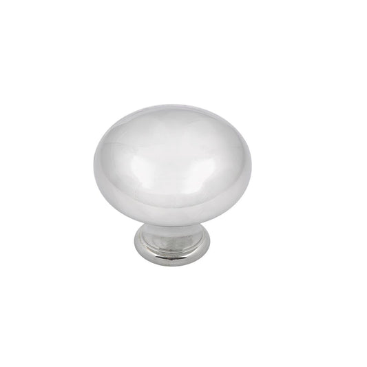 Prestige Knob - 38mm - Brass - Polished Chrome