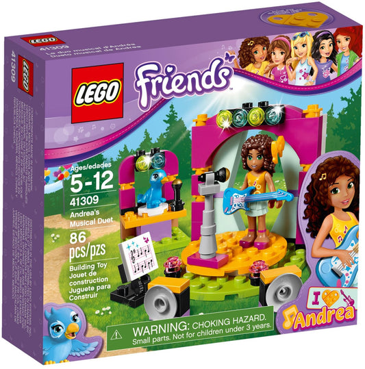 LEGO 41309 Andrea’s Musical Duet Playset with Parrot Figure