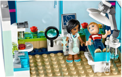 LEGO 41318 Heartlake Hospital: Doctor Playset with Ambulance & Helicopter