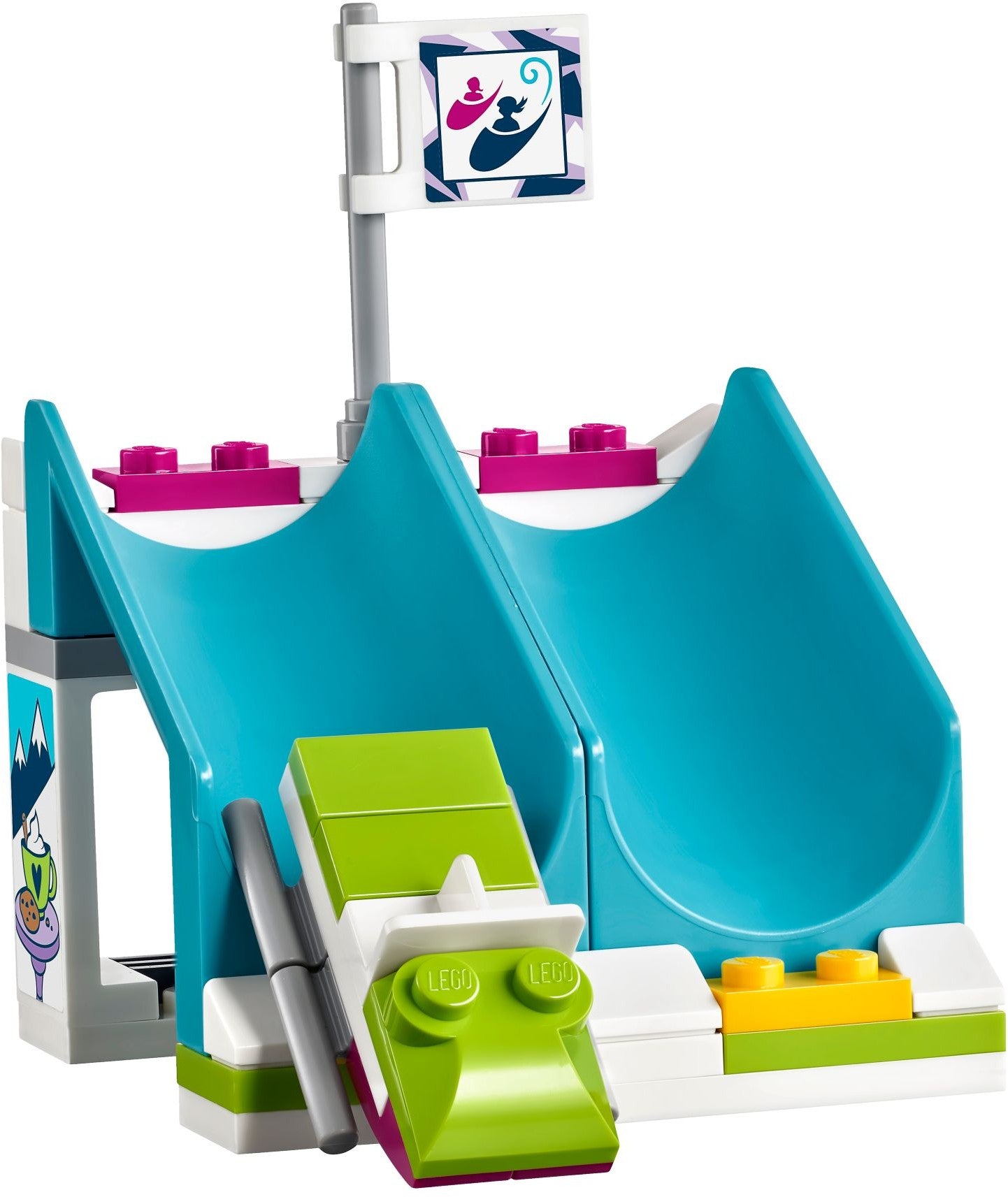 LEGO 41319 Snow Resort Hot Chocolate Van with Slide