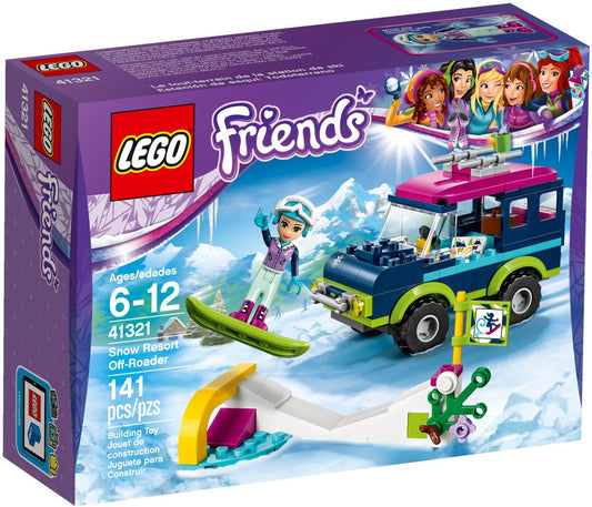LEGO 41321 Emma's Snow Resort SUV with Snowboard & Ramp - Auzzistore