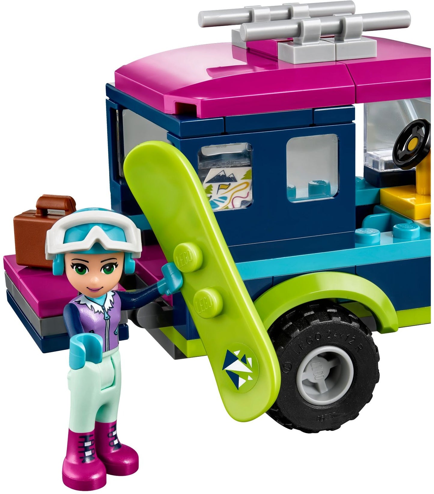 LEGO 41321 Emma's Snow Resort SUV with Snowboard & Ramp