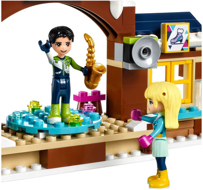 LEGO 41322 Friends Snow Resort Ice Rink with Lodge