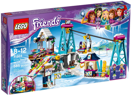 LEGO 41324 Friends Snow Resort Ski Lift with Mia & Olivia - Auzzistore