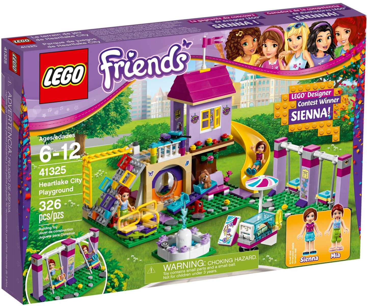 LEGO 41325 Heartlake City Playground: Treehouse, Swings & Slides