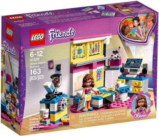LEGO 41329 Olivia's Deluxe Bedroom: Robot, Elevator & Tech Desk - Auzzistore
