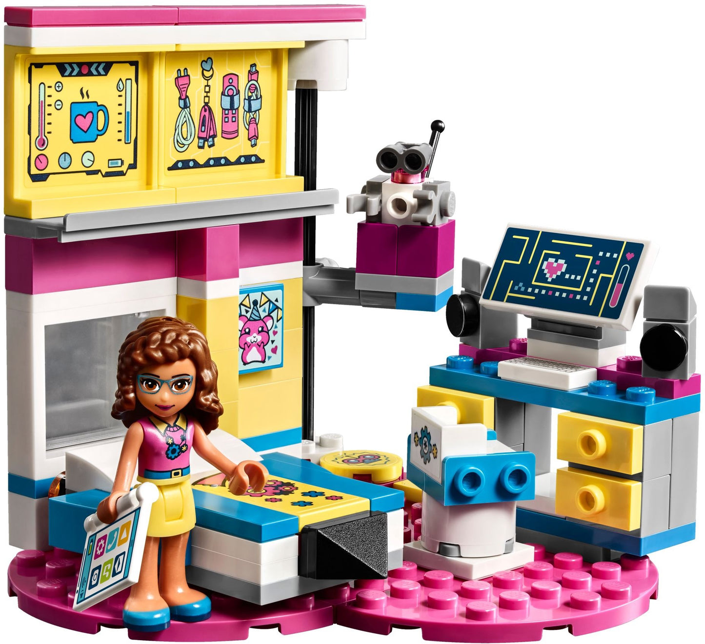LEGO 41329 Olivia's Deluxe Bedroom: Robot, Elevator & Tech Desk