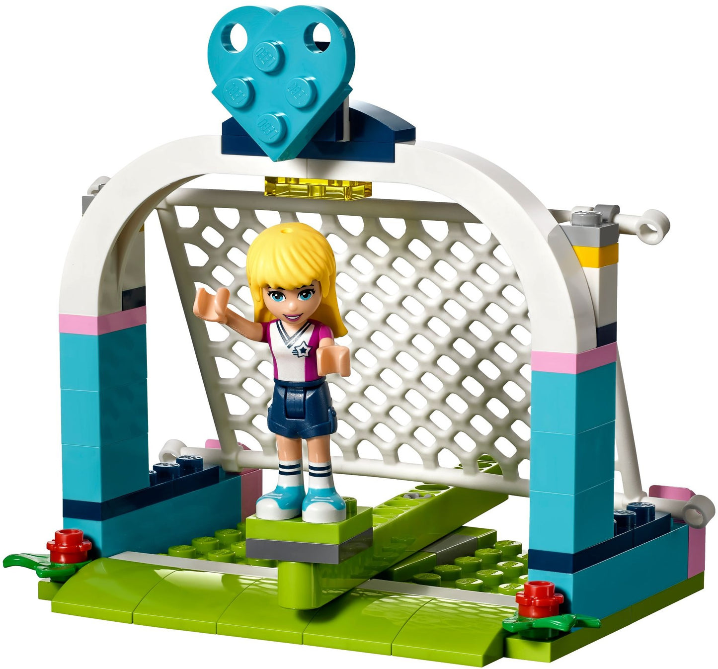 LEGO 41330 Stephanie's Soccer Practice Playset: Goal & Training Fun