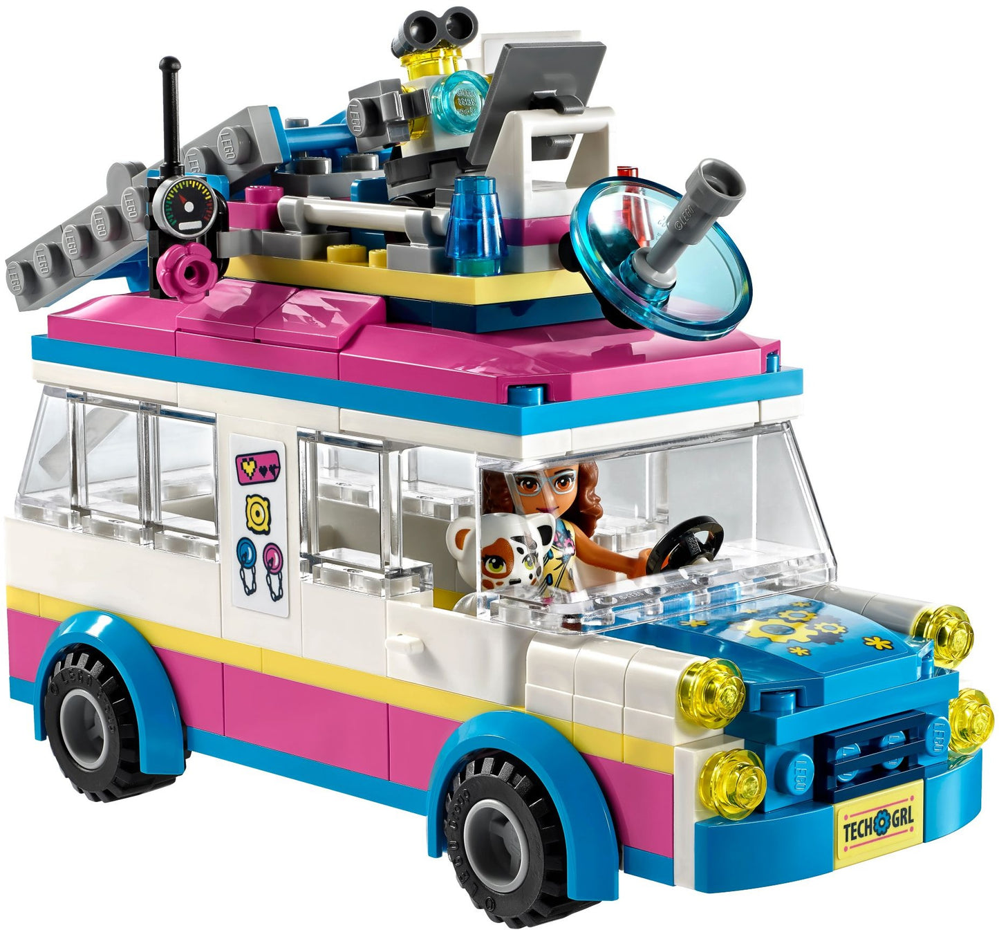 LEGO 41333 Olivia's Mission Vehicle: Rescue Cat in Heartlake City Park