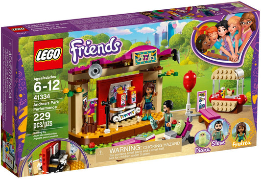 LEGO 41334 Andrea's Park Performance: Stage Show & Hot Dogs - Auzzistore