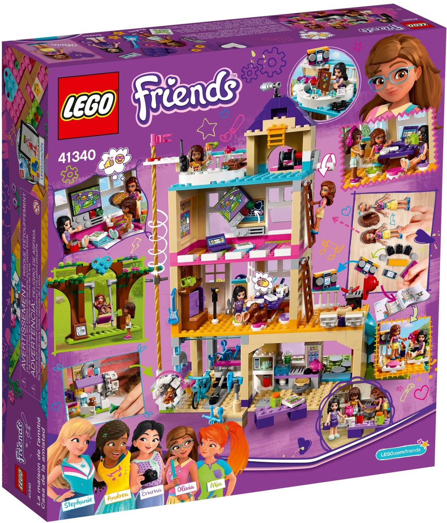 LEGO 41340 Friendship House: Rescue Missions & Fun Times
