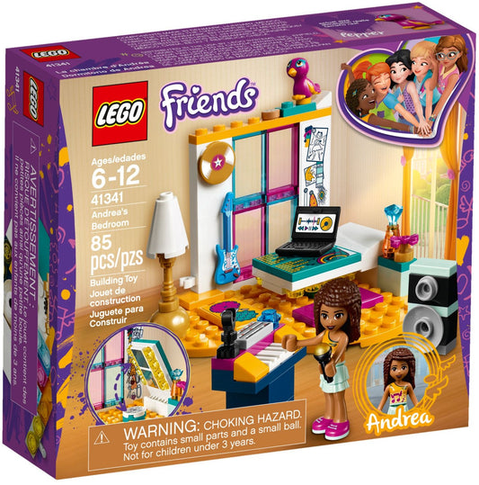 LEGO 41341 Andrea's Bedroom Music Set & Heart-Shaped Base - Auzzistore