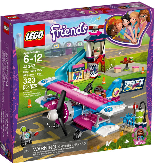 LEGO 41343 Heartlake City Airplane Tour Playset - Auzzistore