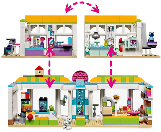 LEGO 41345 Heartlake City Pet Center: Vet, Shop & Grooming – view 2 - Auzzistore