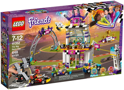LEGO 41352 Friends Big Race Day Go-Kart Building Set