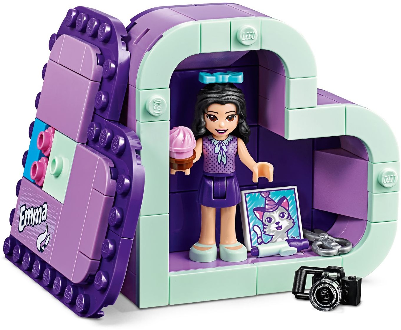 LEGO 41355 Emma's Heart Box - Arts & Crafts Travel Toy