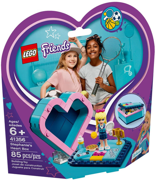 LEGO 41356 Stephanie's Heart Box - Tennis Playset - Auzzistore