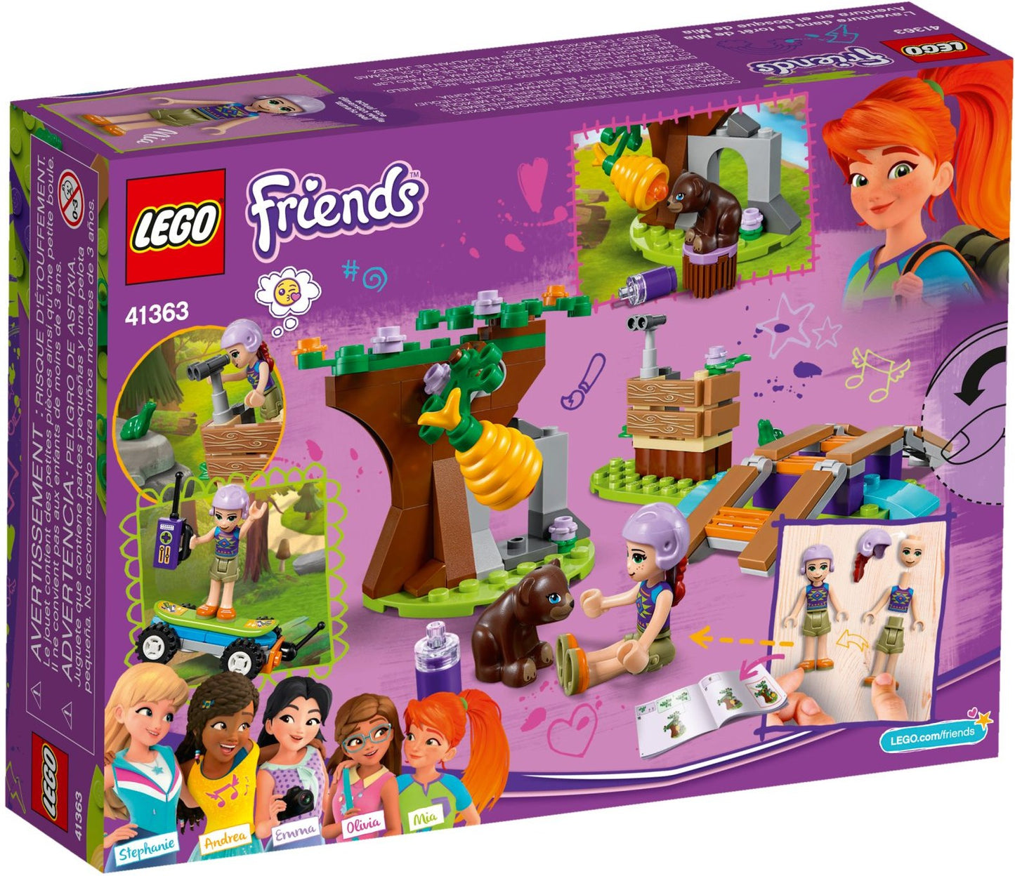 LEGO 41363 Mia's Forest Adventure with Baby Bear