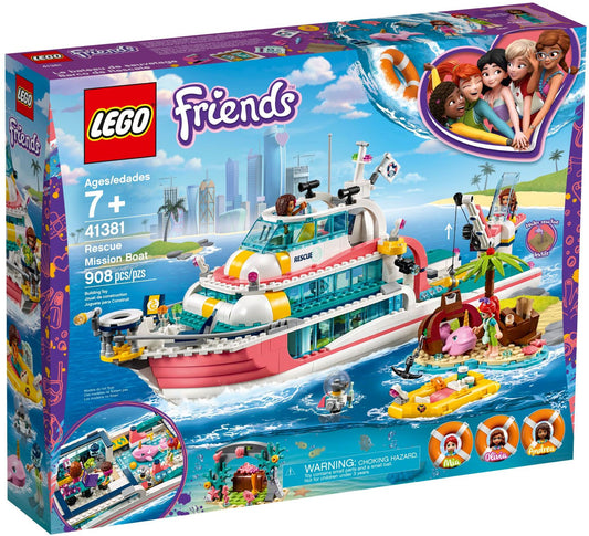 LEGO 41381 Rescue Mission Boat: Animal Clinic Ocean Adventure - Auzzistore