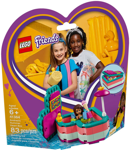 LEGO 41384 Andrea’s Summer Heart Box Pool Playset - Auzzistore