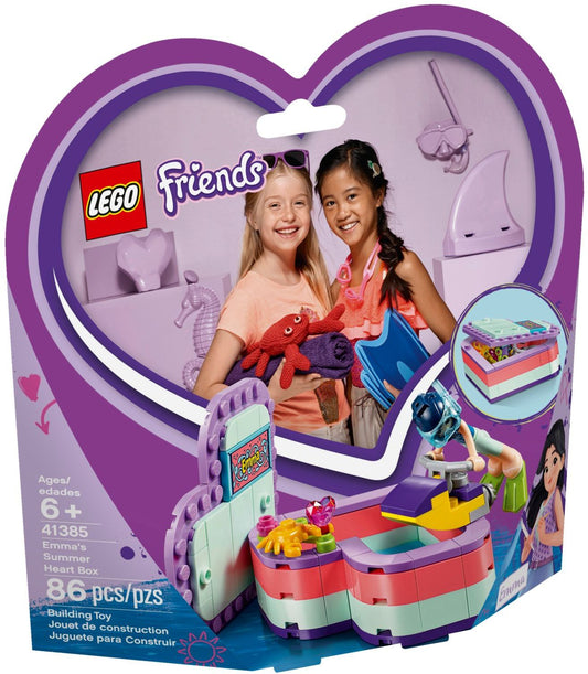 LEGO 41385 Emma's Summer Heart Box: Underwater Scooter & Gems - Auzzistore