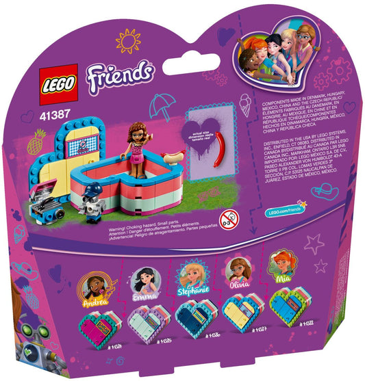 LEGO 41387 Olivia's Summer Heart Box: Beach BBQ Fun – view 2 - Auzzistore